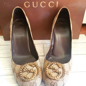 Gucci GG Monogram Heels
